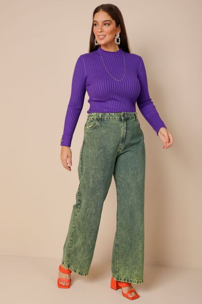 Calça Wide Leg Acid VERDE  44