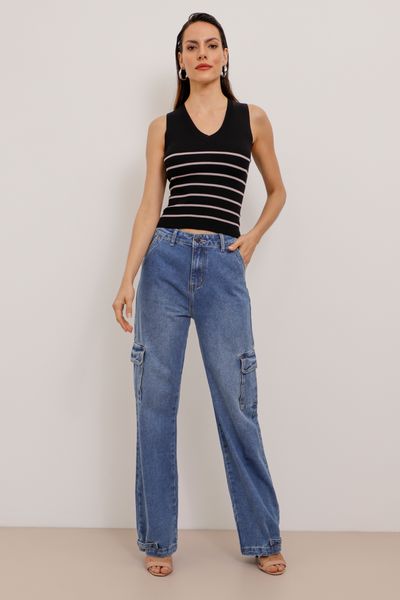 Roupas Jeans: Calças, Camisetas, Jaquetas, Saias e Shorts